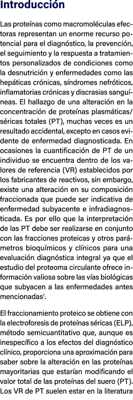 Introducci n Las prote nas como macromol culas efectoras representan un enorme recurso potencial para el diagn stico,...