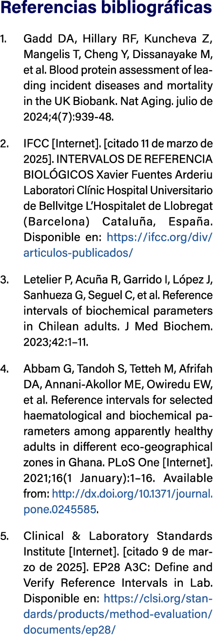 Referencias bibliogr ficas 1. Gadd DA, Hillary RF, Kuncheva Z, Mangelis T, Cheng Y, Dissanayake M, et al. Blood prote...