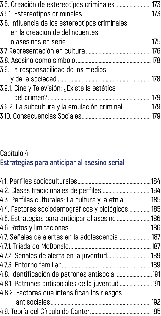 3.5. Creaci n de estereotipos criminales 173 3.5.1. Estereotipos criminales 173 3.6. Influencia de los estereotipos c...