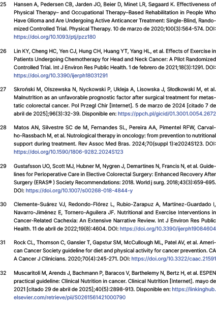  ﻿Hansen A, Pedersen CB, Jarden JO, Beier D, Minet LR, S gaard K. Effectiveness of Physical Therapy– and Occupationa...