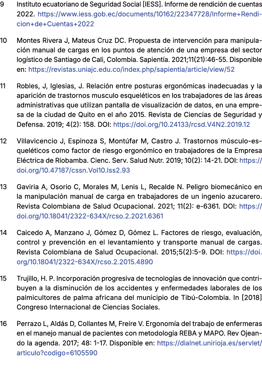9 Instituto ecuatoriano de Seguridad Social [IESS]. Informe de rendici n de cuentas 2022. https://www.iess.gob.ec/doc...