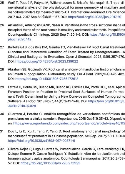  ﻿Wolf T, Paqu F, Patyna M, Willershausen B, Brise o Marroqu n B. Three dimensional analysis of the physiological f...