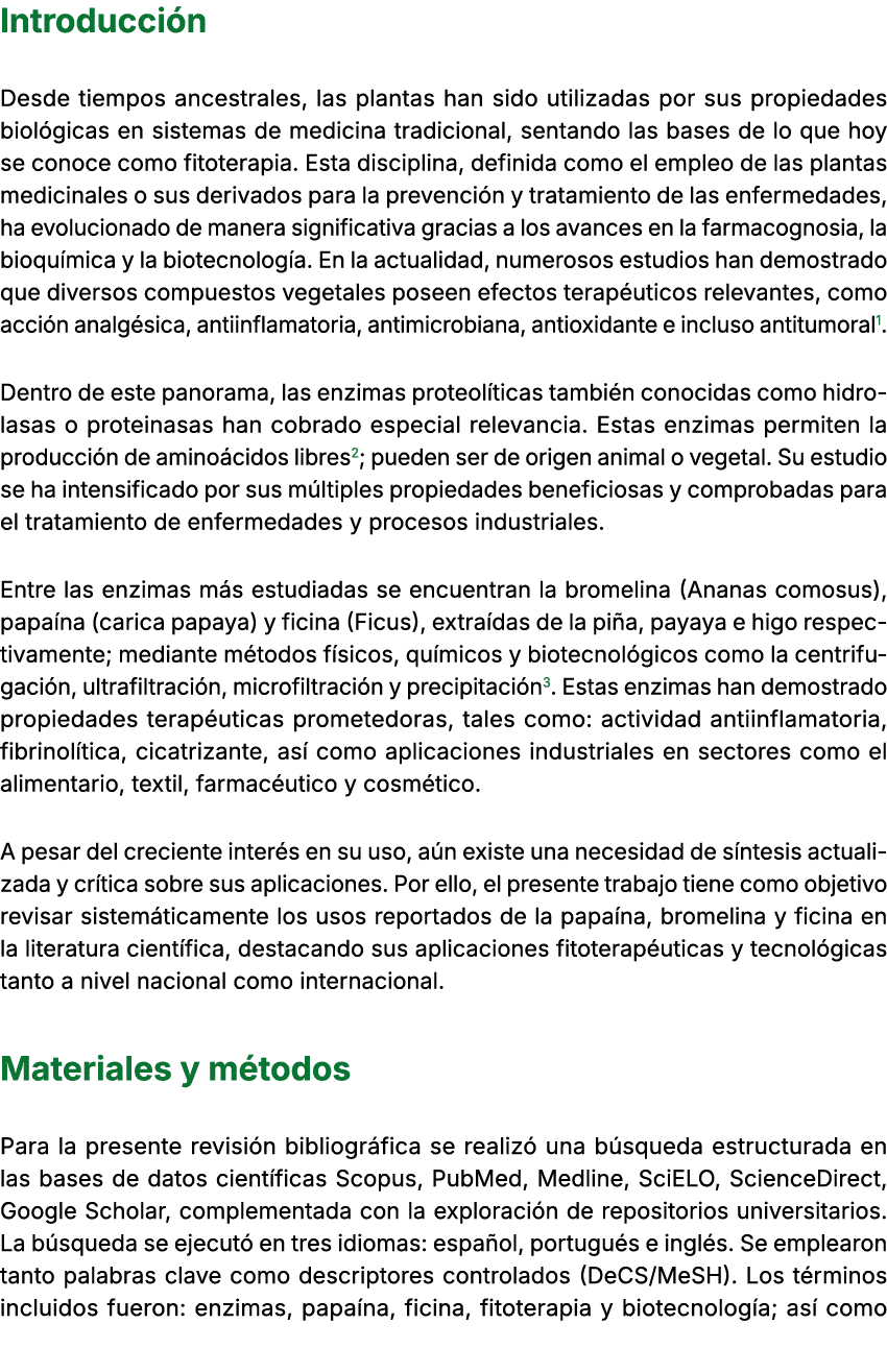 Introducci n Desde tiempos ancestrales, las plantas han sido utilizadas por sus propiedades biol gicas en sistemas de...