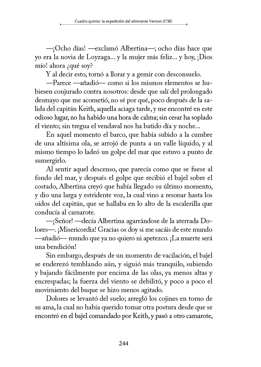 Texto en espa ol que narra una historia o fragmento literario con di logo y descripci n de acciones entre personajes. Descripci n generada con IA