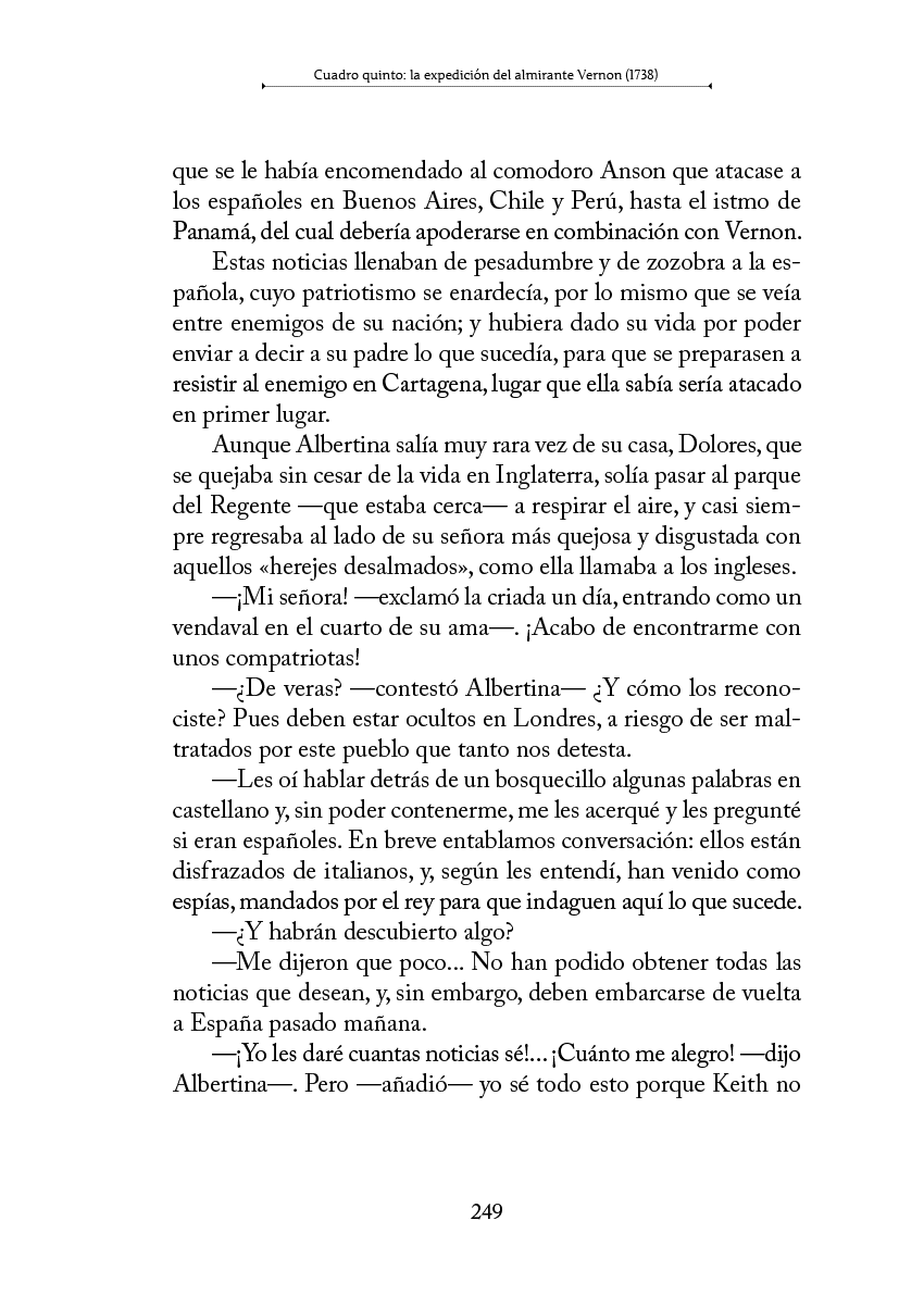 Texto en espa ol que parece ser un fragmento de un libro o documento narrativo con di logo y descripci n de situaciones relacionadas con personajes y lugares. Descripci n generada con IA