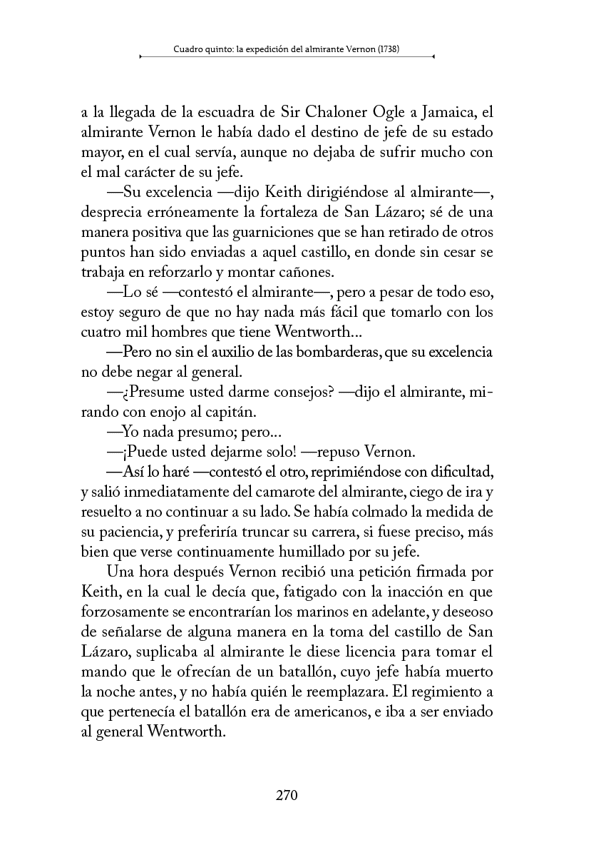 Texto en espa ol que parece ser un fragmento de una novela o relato narrativo con di logo entre personajes, presentado en formato de p gina de libro. Descripci n generada con IA